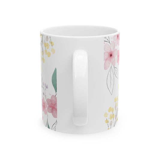 Be with People Good for Your Soul Mug – 11oz Floral Ceramic Coffee Cup | Soul Sips Gift for Soulful Sippers & Meaningful Friendships