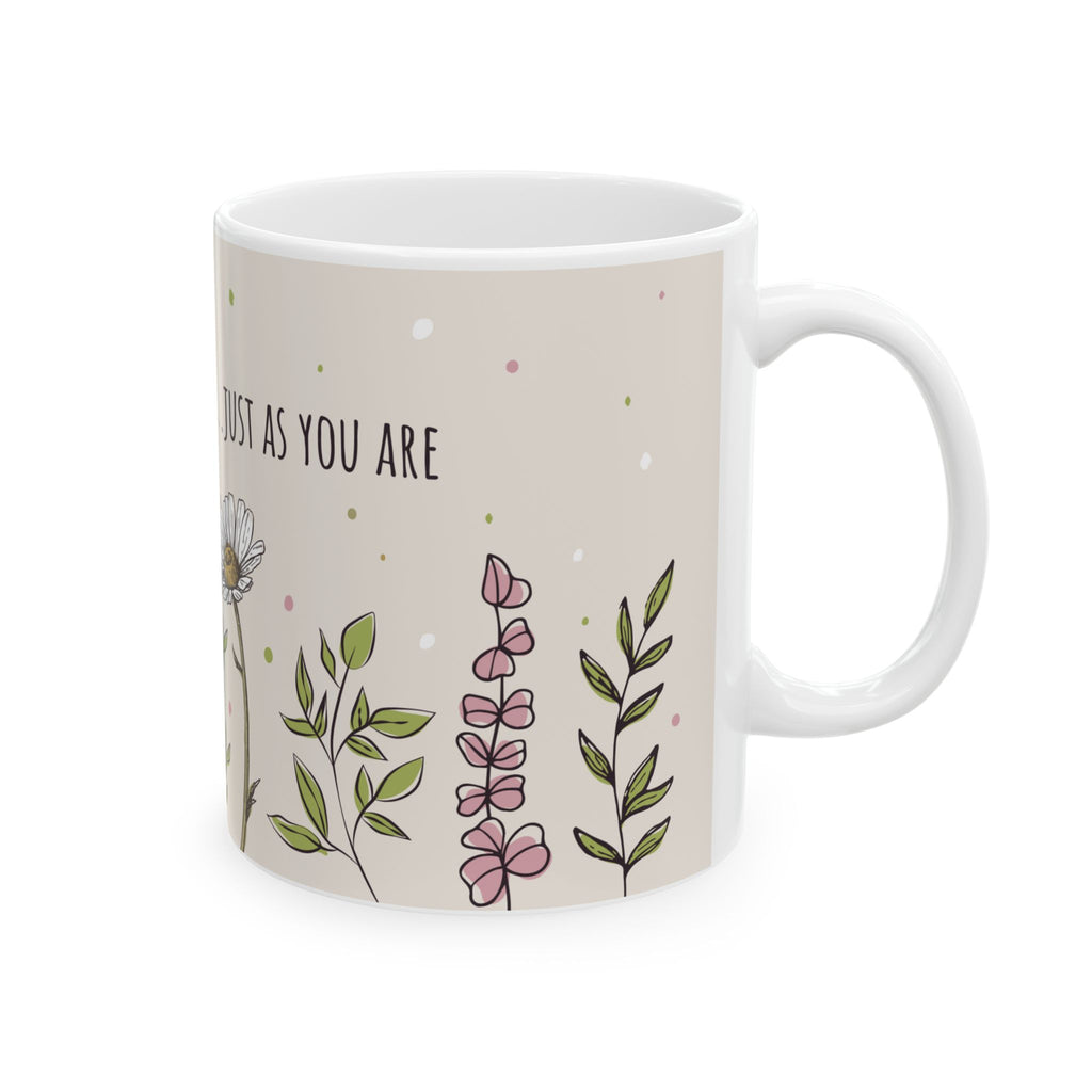 You Are Enough 11oz Inspirational Ceramic Mug – Daily Affirmation Gift for Self-Love & Mindful Mornings