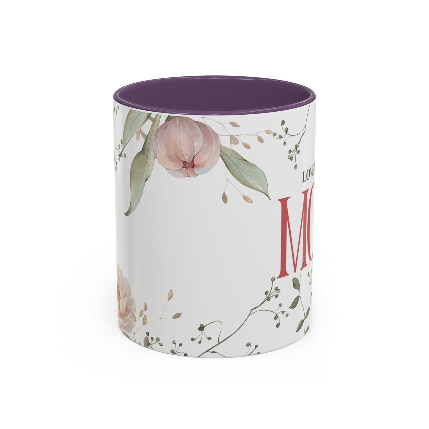 Love You Mom Mug – 11oz Floral Ceramic Coffee Cup | Soul Sips Mother’s Day Gift, Birthday Present & Appreciation Mug