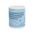Just Breathe Mug – 11oz Ceramic Coffee Cup | Soul Sips Gift for Stress Relief, Mindfulness & Calm Mornings