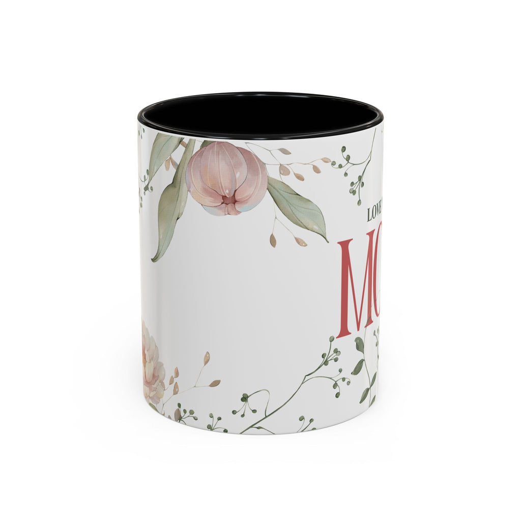 Love You Mom Mug – 11oz Floral Ceramic Coffee Cup | Soul Sips Mother’s Day Gift, Birthday Present & Appreciation Mug