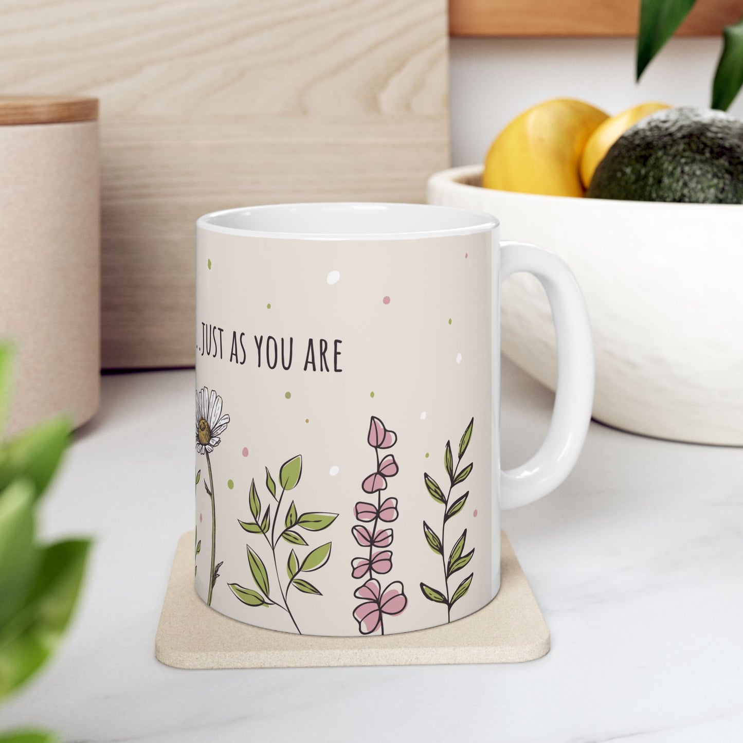 You Are Enough 11oz Inspirational Ceramic Mug – Daily Affirmation Gift for Self-Love & Mindful Mornings