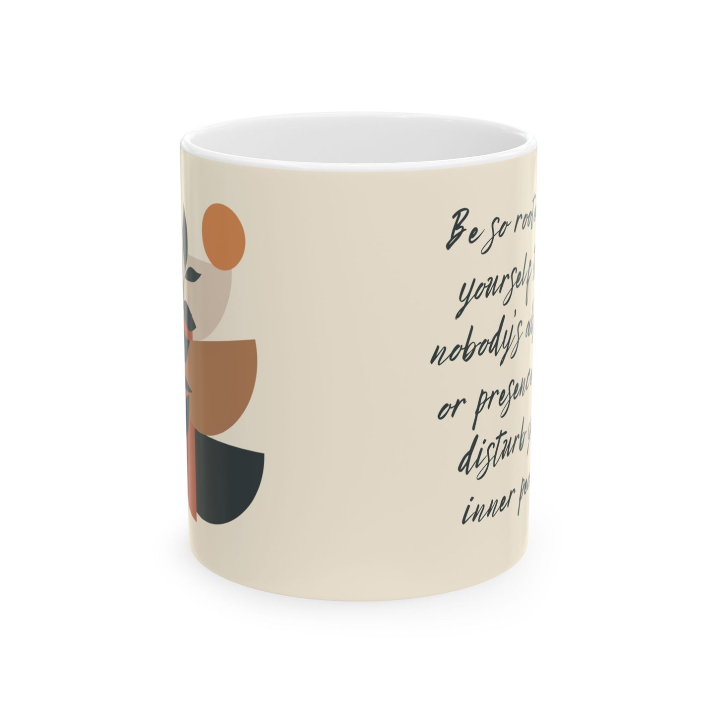 Be So Rooted in Yourself Mug – 11oz Ceramic Coffee Cup | Soul Sips Gift for Inner Peace, Mindfulness & Resilience