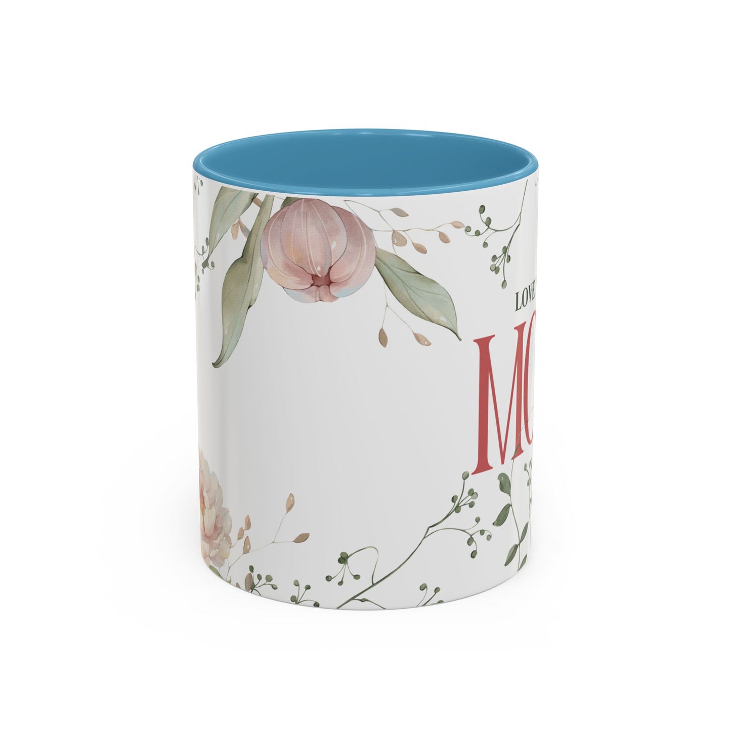 Love You Mom Mug – 11oz Floral Ceramic Coffee Cup | Soul Sips Mother’s Day Gift, Birthday Present & Appreciation Mug