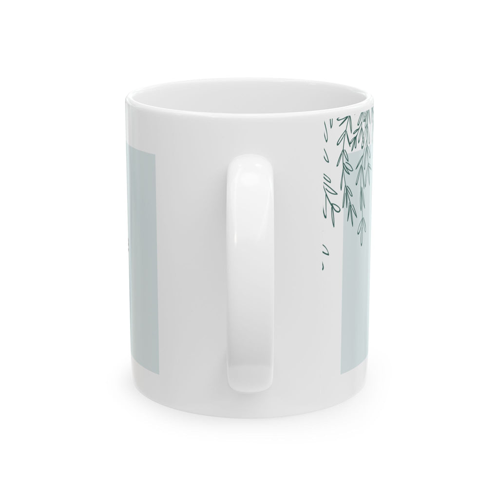You Are Worthy” Self-Love Mug – Inspirational 11oz Blue Ceramic Coffee Cup | Soul Sips Gift for Mindfulness & Positive Affirmations