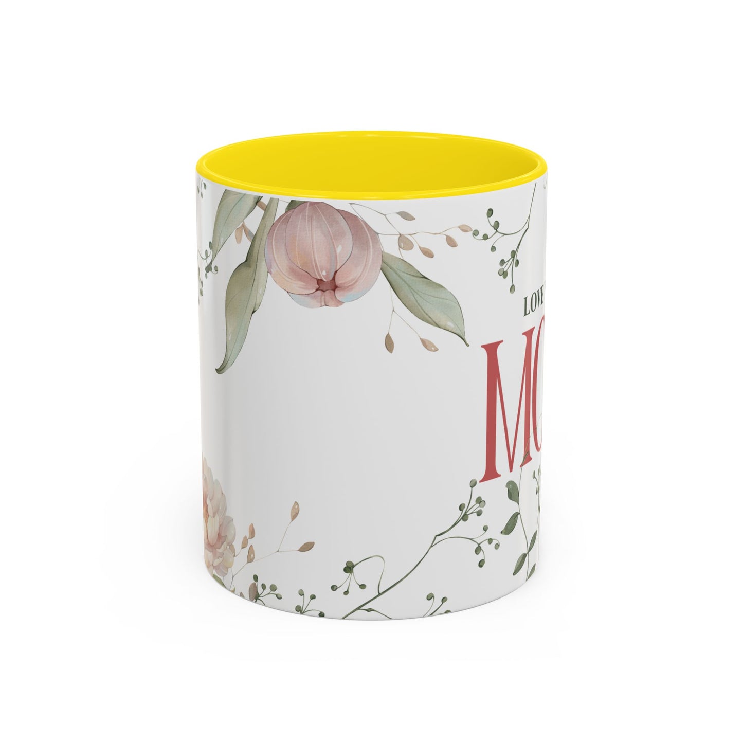 Love You Mom Mug – 11oz Floral Ceramic Coffee Cup | Soul Sips Mother’s Day Gift, Birthday Present & Appreciation Mug