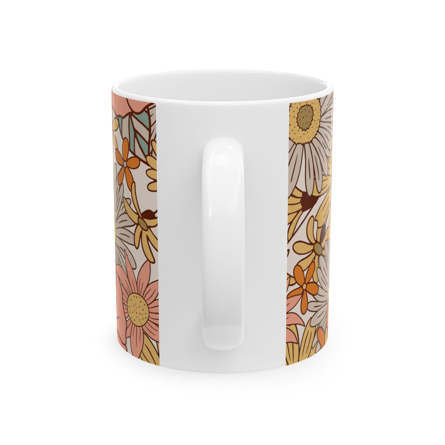 Make Yourself a Priority Mug – 11oz Floral Ceramic Coffee Cup | Soul Sips Gift for Self-Care, Mindfulness & Daily Empowerment
