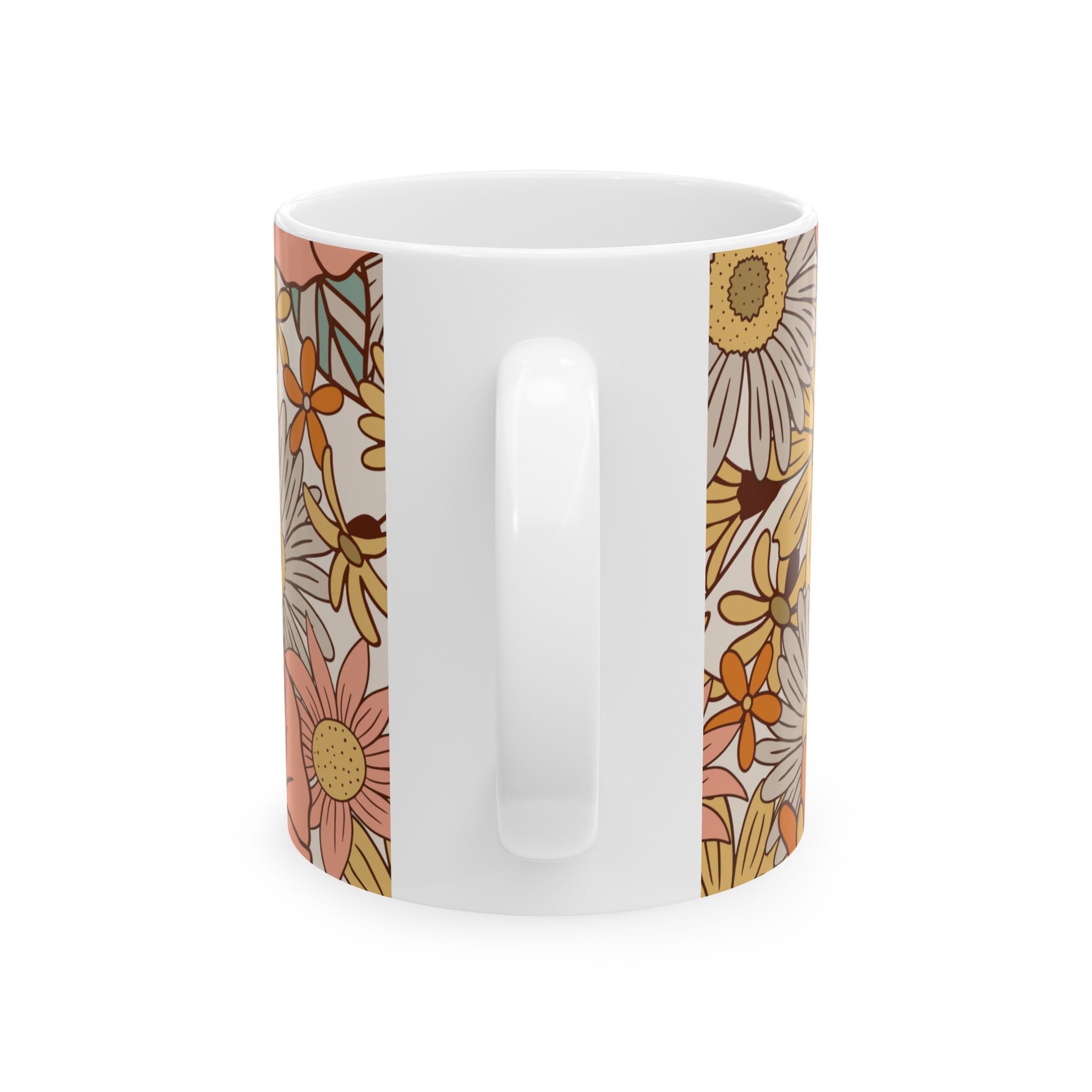 Make Yourself a Priority Mug – 11oz Floral Ceramic Coffee Cup | Soul Sips Gift for Self-Care, Mindfulness & Daily Empowerment