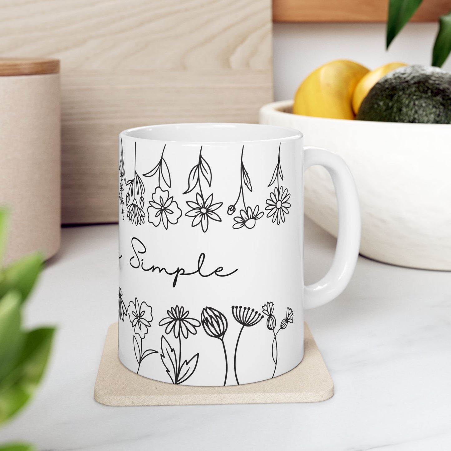 Keep Life Simple Ceramic 11oz Mug