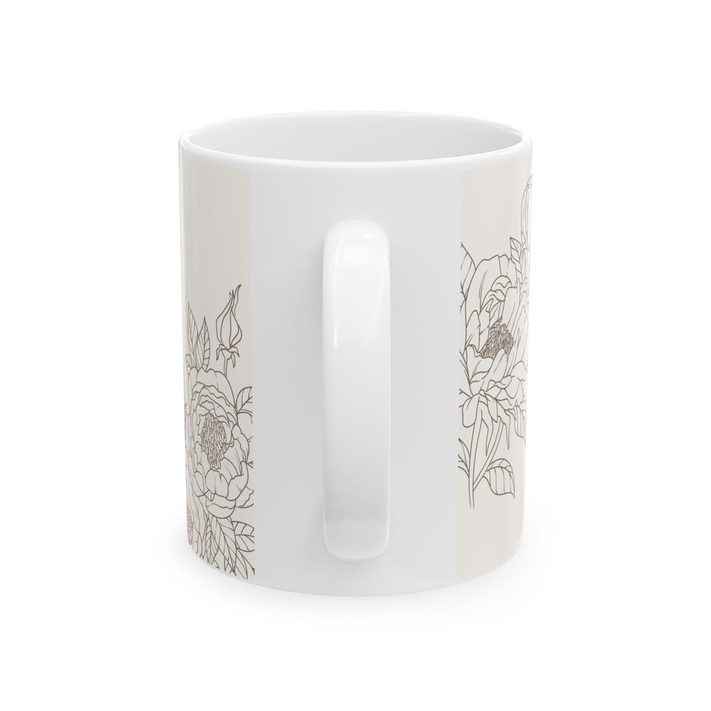 Chocolate Is Happiness Mug – 11oz Ceramic Coffee Cup | Soul Sips Gift for Chocolate Lovers, Cocoa Drinkers & Dessert Self-Care