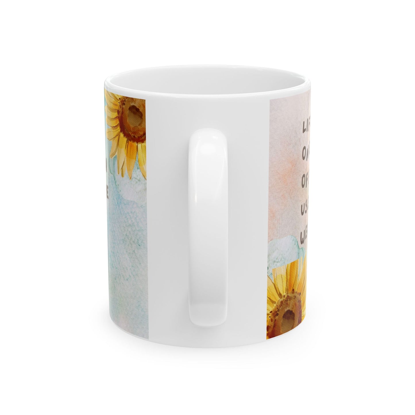 Life Is a One-Time Offer” Motivational Mug – 11oz Ceramic Coffee Cup | Soul Sips Inspirational Gift for Goal-Setters & Dreamers