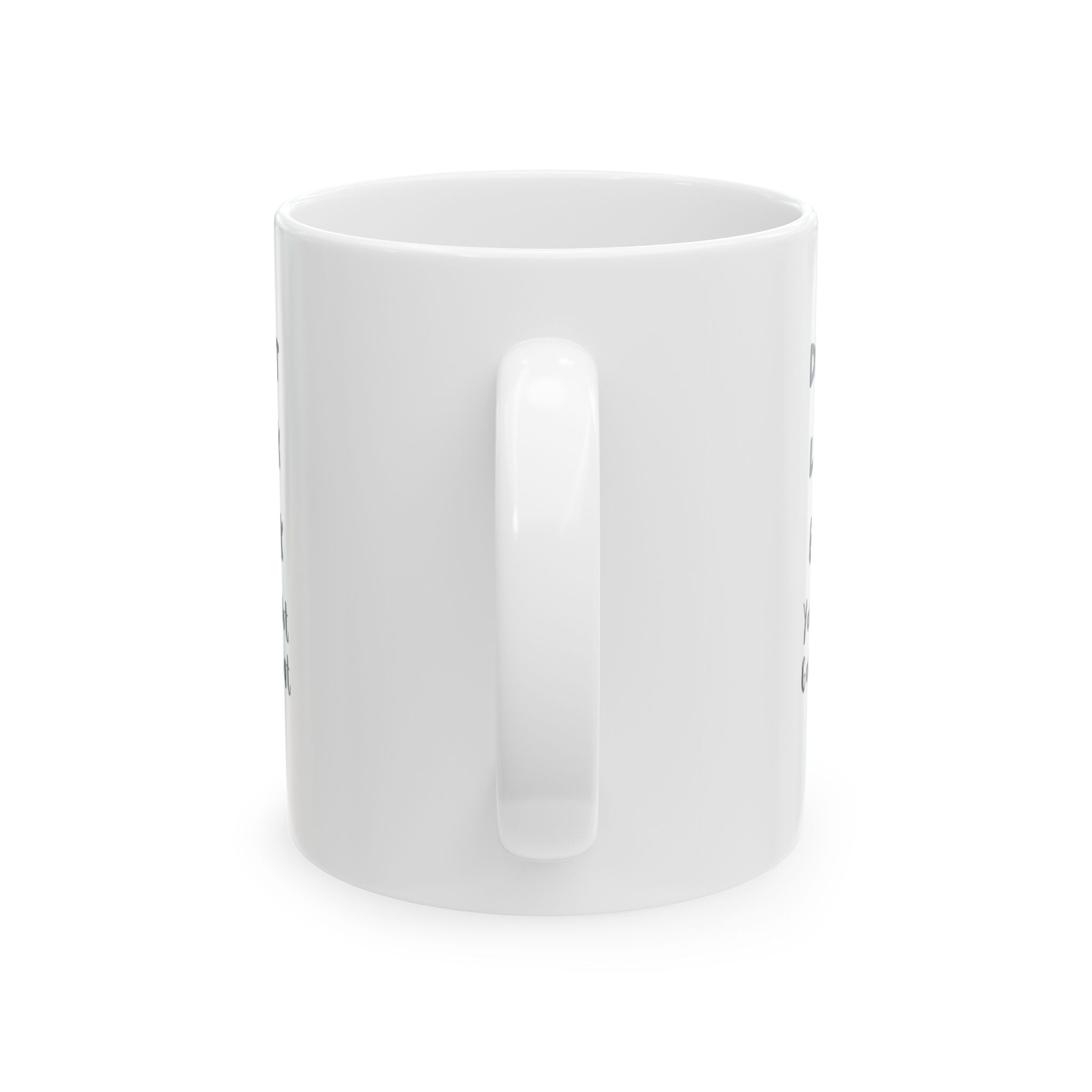 Don’t Look Back 11oz Motivational Ceramic Mug – Inspirational Quote Coffee Cup for New Beginnings & Daily Focus