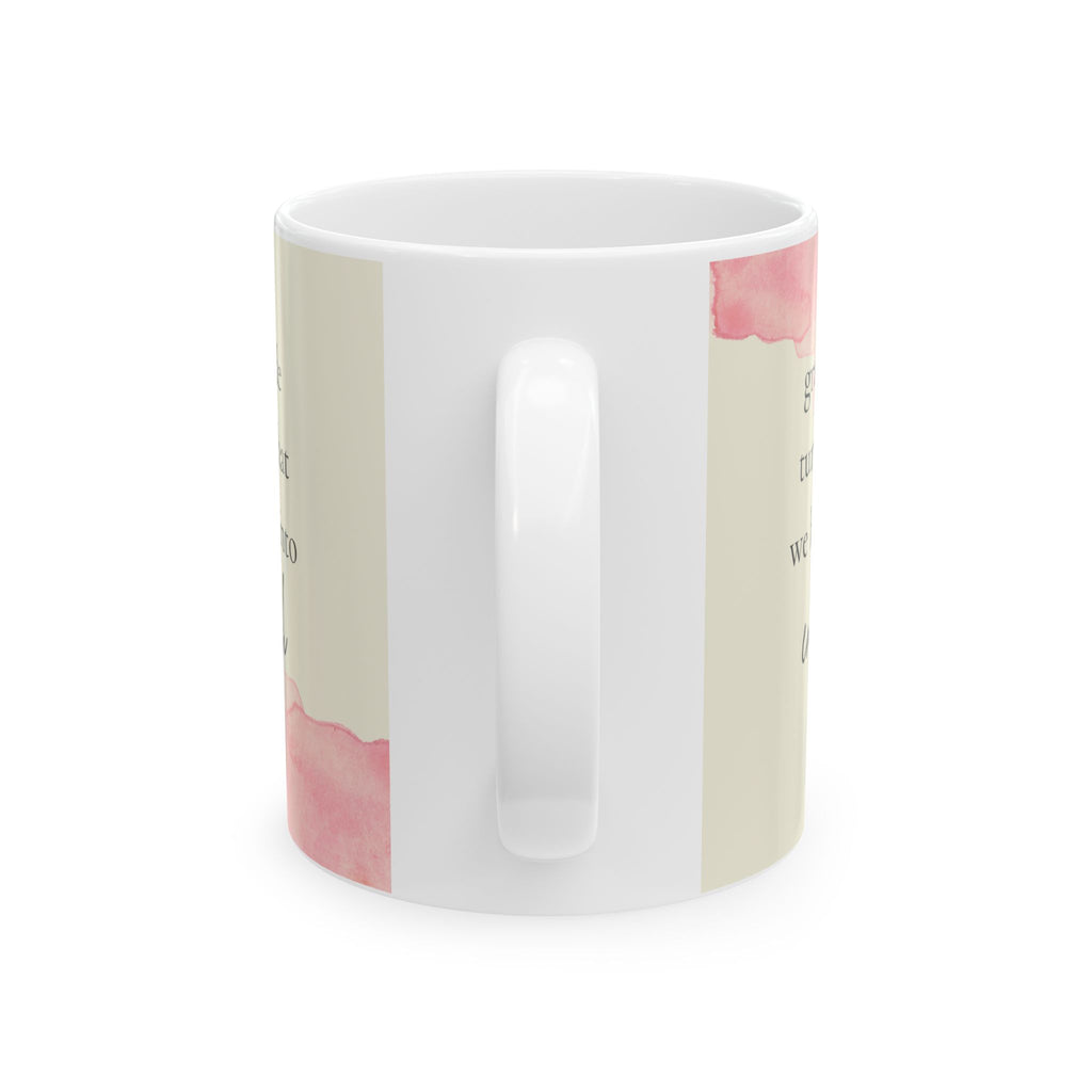 Gratitude Turns What We Have Into Enough Mug – 11oz Ceramic Coffee Cup | Soul Sips Mindfulness Gift for Daily Gratitude and Simple Joys