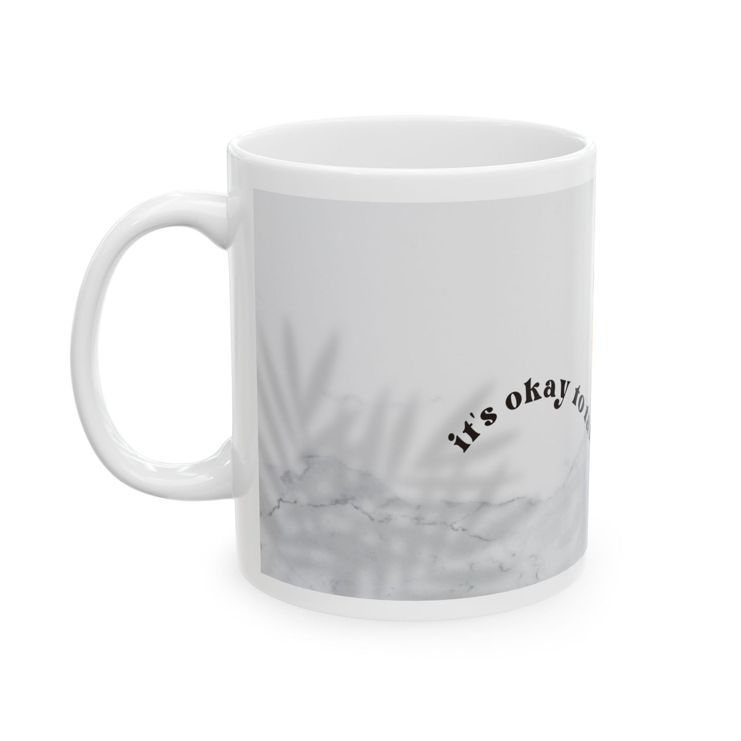 It’s Ok to Take a Break Mug – 11oz Ceramic Coffee Cup | Soul Sips Gift for Mindful Coffee Breaks & Self-Care Moments