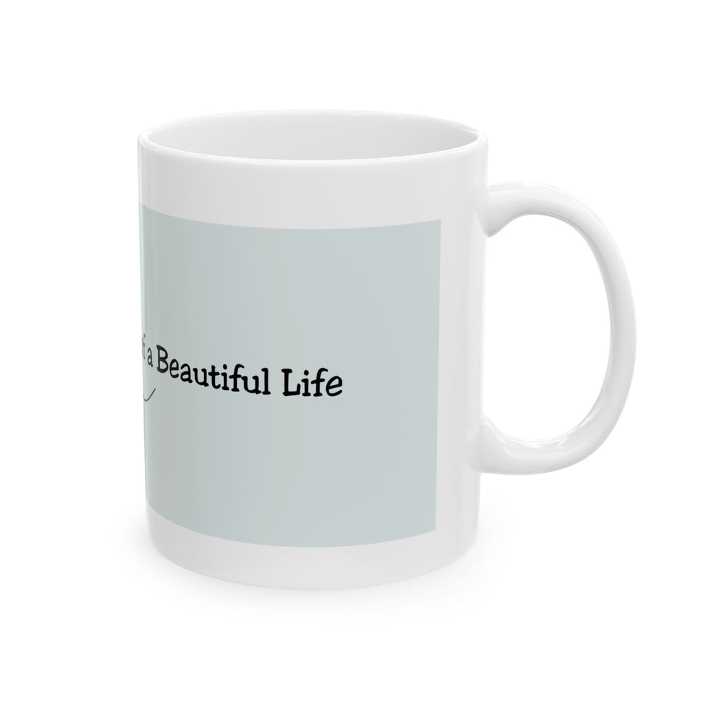 You Are Worthy” Self-Love Mug – Inspirational 11oz Blue Ceramic Coffee Cup | Soul Sips Gift for Mindfulness & Positive Affirmations