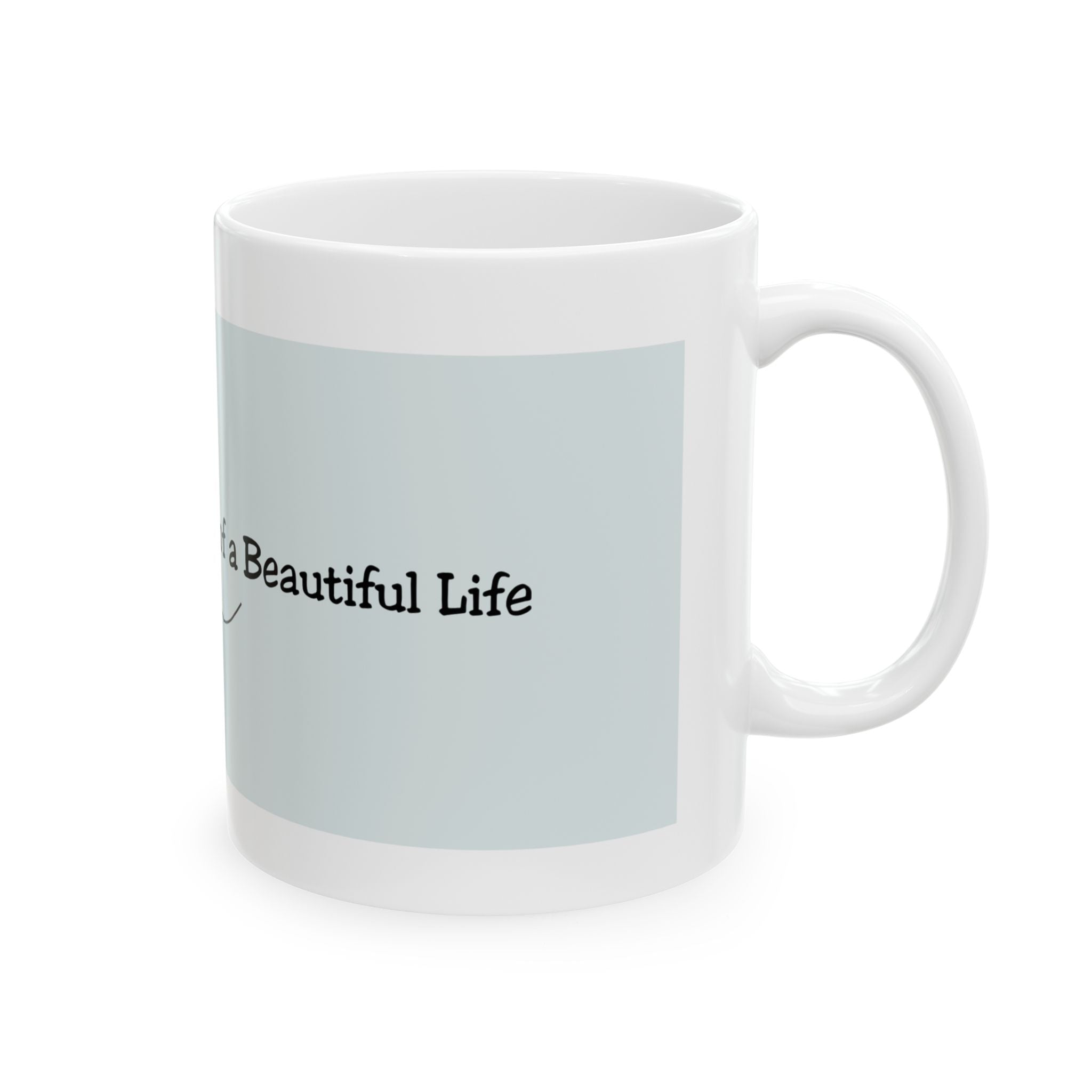 You Are Worthy” Self-Love Mug – Inspirational 11oz Blue Ceramic Coffee Cup | Soul Sips Gift for Mindfulness & Positive Affirmations