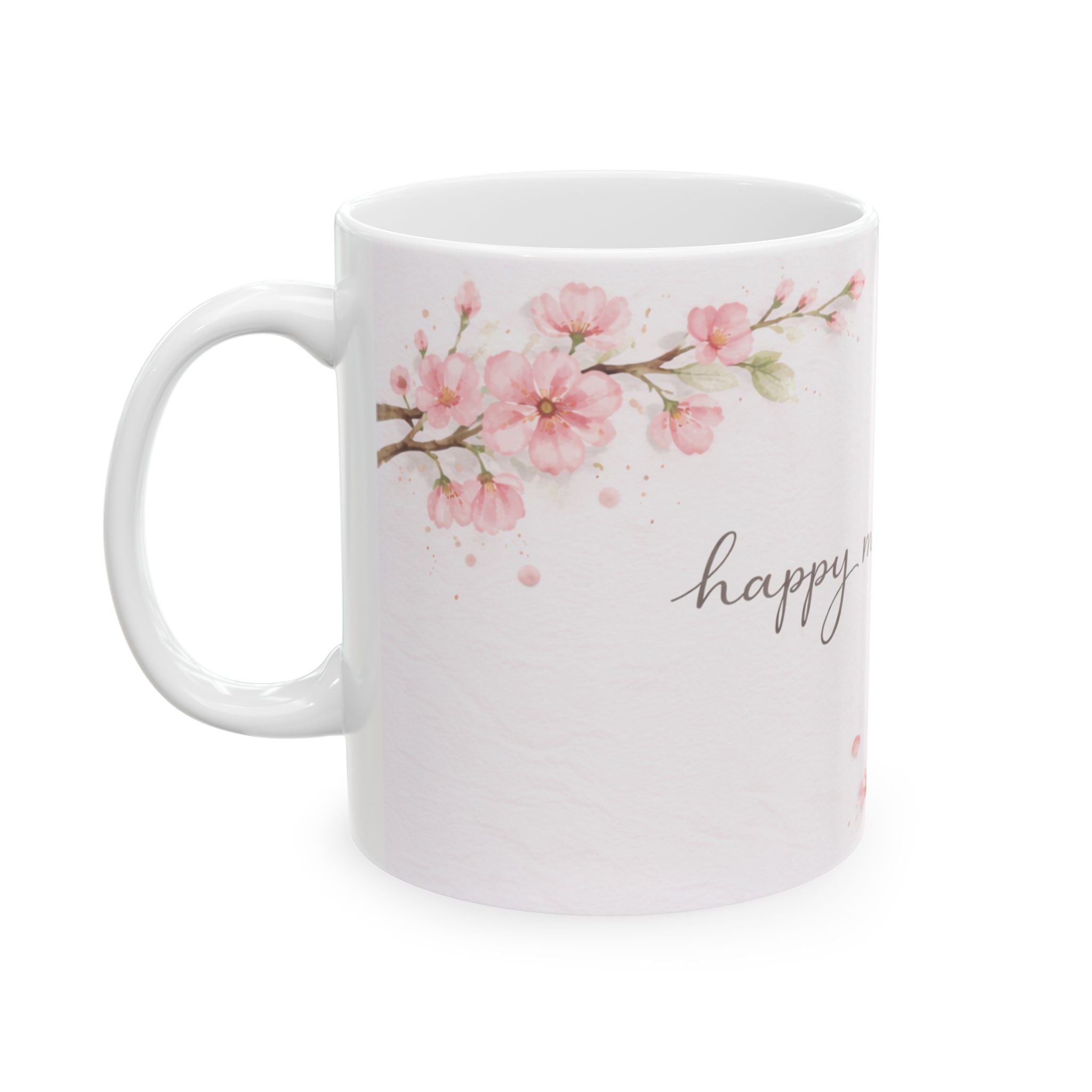 Mother's Day Floral Ceramic Mug —  11oz