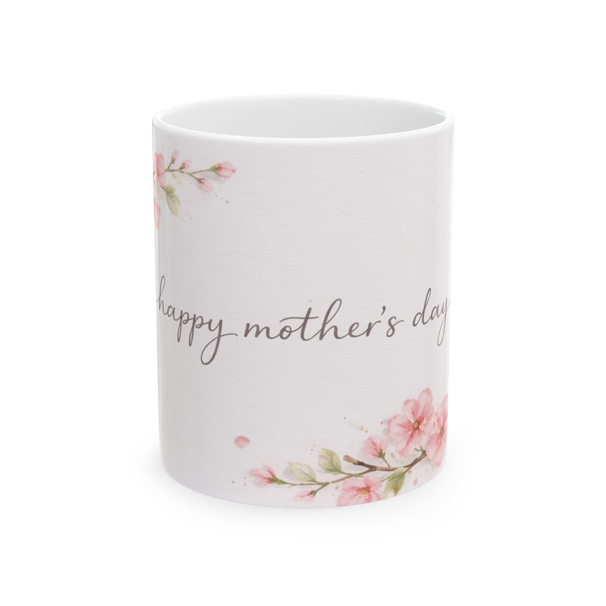 Mother's Day Floral Ceramic Mug —  11oz