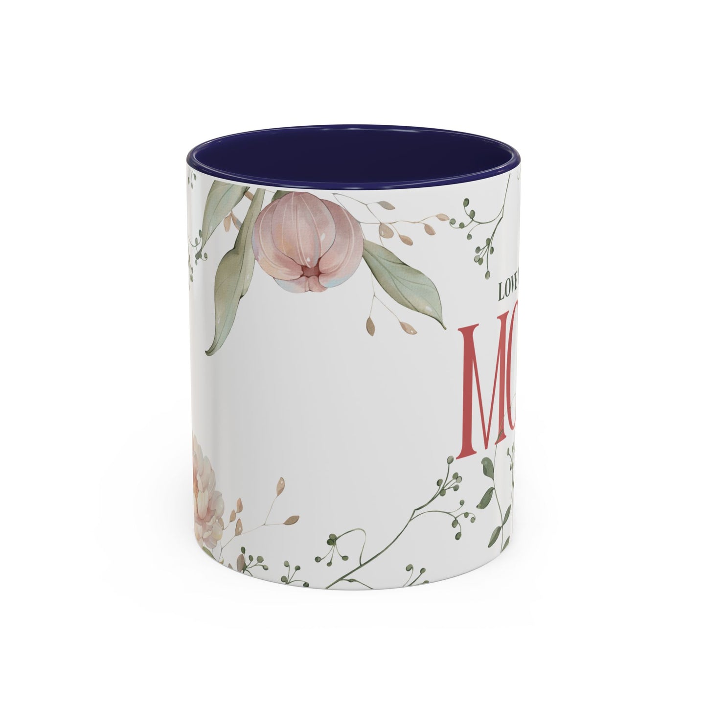 Love You Mom Mug – 11oz Floral Ceramic Coffee Cup | Soul Sips Mother’s Day Gift, Birthday Present & Appreciation Mug