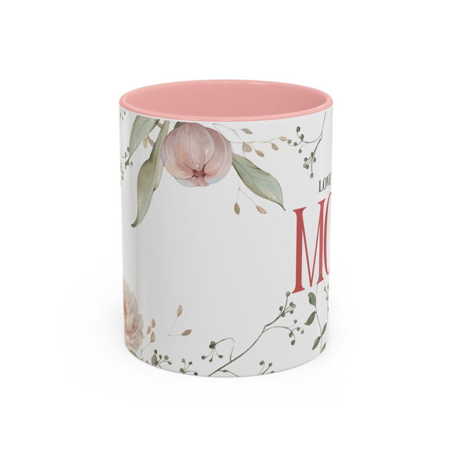 Love You Mom 11oz Mug – Cute Ceramic Gift for Mother's Day & More